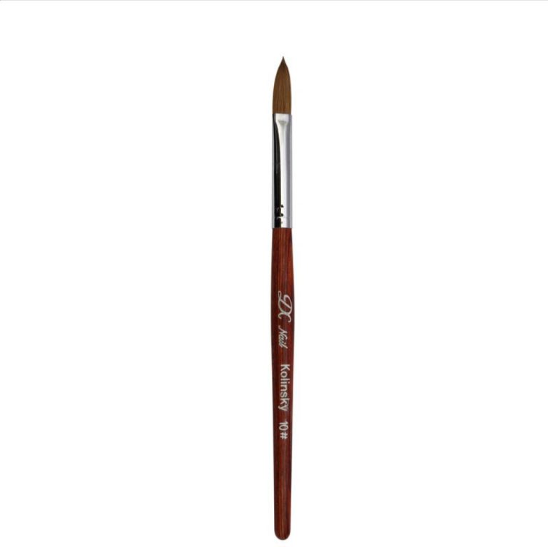 قلم-کاشت-ناخن-اشکی-شماره10--acrylic-nail-Brush-Kolinsky