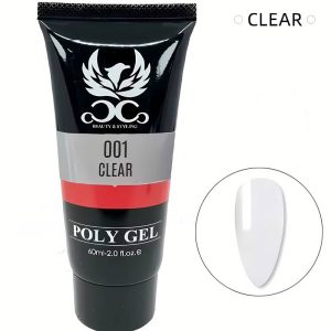 پلی ژل کاشت ناخن بی رنگ کوکو 60 گرم CCo