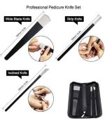 ست تیغ پدیکور شارپن ۳ عددی روسی با کیف چرم
